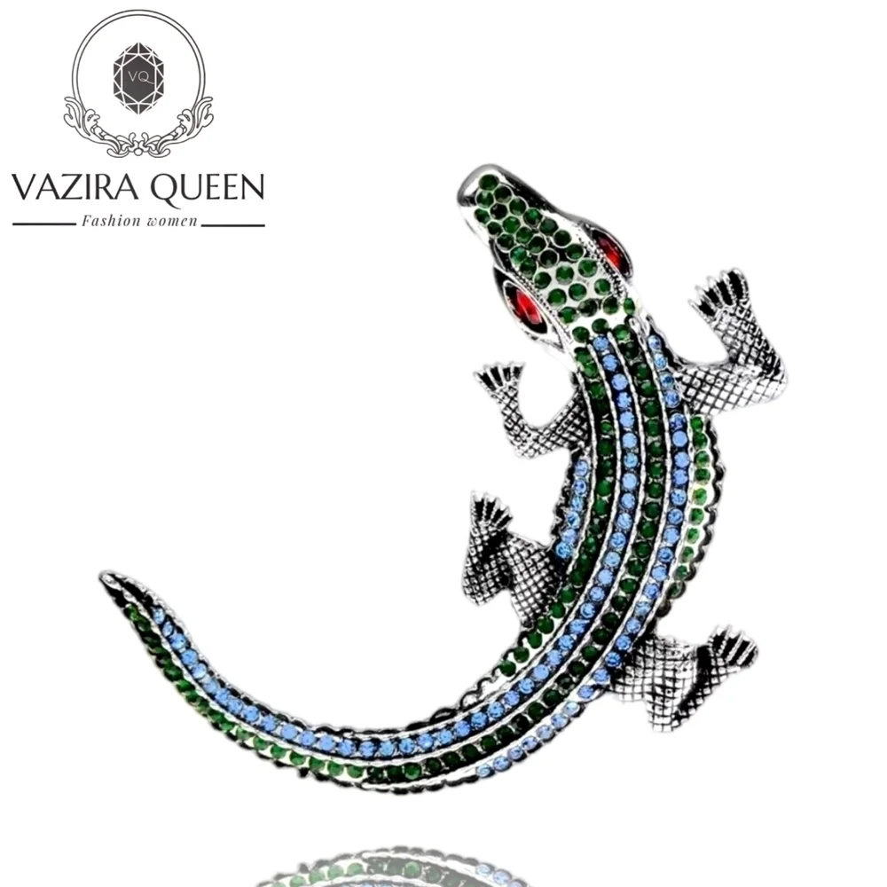 VQ Crocodile Brooch